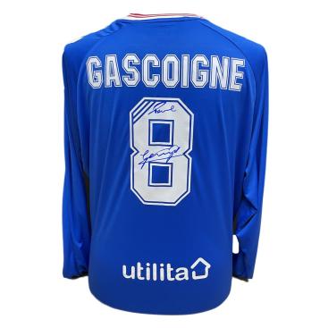 Rangers Gascoigne Signed Shirt