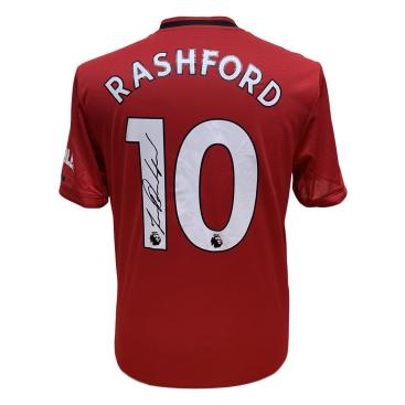 Manchester United Signerad Fotbollströja Marcus Rashford 2019-20