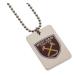 West Ham United Dog Tag Med Kedja Logo