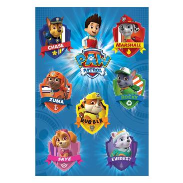 Paw Patrol Affisch Crests 74