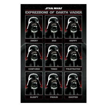 Star Wars Affisch Vader Expressions 68