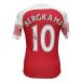 Arsenal Signerad Fotbollströja Bergkamp 2018-19