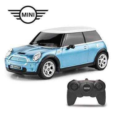 Radiostyrd Bil Mini Cooper S Blå