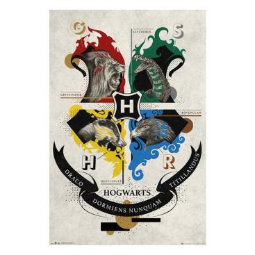 Harry Potter Affisch Animal Crest 103