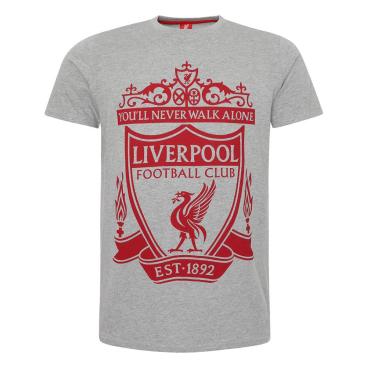 Liverpool T-shirt Grå Crest