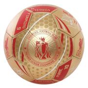 Liverpool Fotboll Guld Premier League Champions Signature