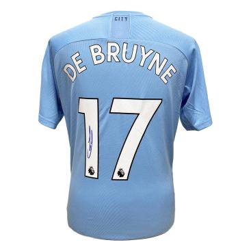 Manchester City Fc De Bruyne Signed Shirt