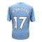 Manchester City Fc De Bruyne Signed Shirt