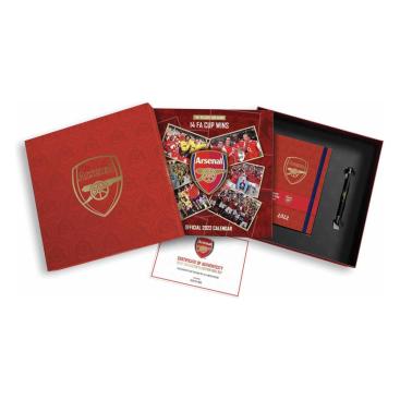 Arsenal Fc Collectors Kalender Presentset 2022