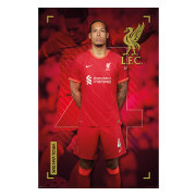 Liverpool Affisch Van Dijk 20