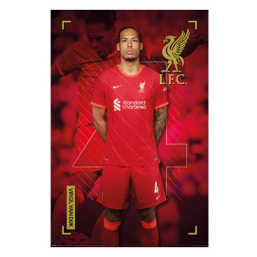 Liverpool Affisch Van Dijk 20