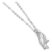 Harry Potter Silverpläterat Halsband Ugglan Hedwig