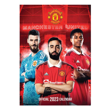 Manchester United Fc A3 Väggkalender 2023