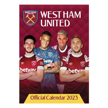 West Ham United Fc A3 Väggkalender 2023
