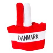 Danmark Supporterhatt Med Fingrar