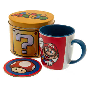 Super Mario Mugg Och Underlägg