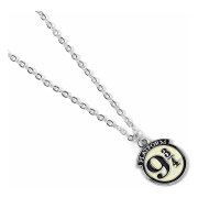 Harry Potter Halsband Silverpläterad 9 & 3 Quarters