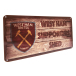 West Ham United Skylt Shed