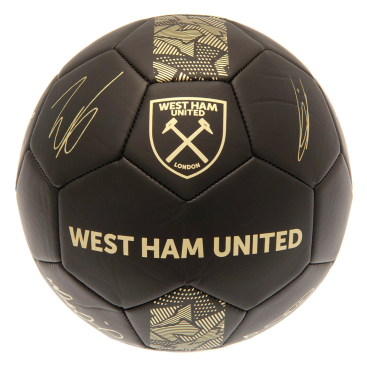 West Ham United Fotboll Signature Gold