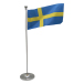 Sverige Bordsflagga Metall