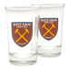 West Ham Snapsglas Hammers