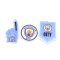Manchester City Bildoft 3-pack Fan