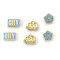 Manchester City Örhängen Stud Set