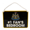 Newcastle United Metallskylt No1 Fan