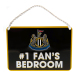 Newcastle United Metallskylt No1 Fan