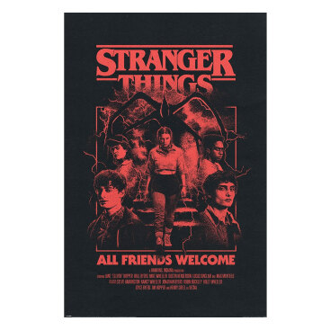 Stranger Things 5 Affisch All Friends Welcome 49