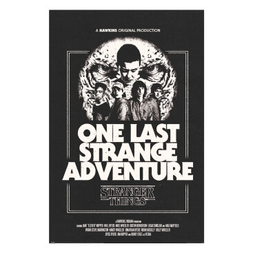 Stranger Things 5 Affisch One Last Adventure 48