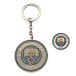 Manchester City Nyckelring Och Pin Circle