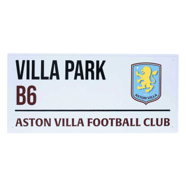 Aston Villa Vägskylt White