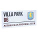 Aston Villa Vägskylt White