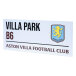 Aston Villa Vägskylt White