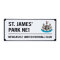 Newcastle United Vägskylt White