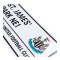 Newcastle United Vägskylt White