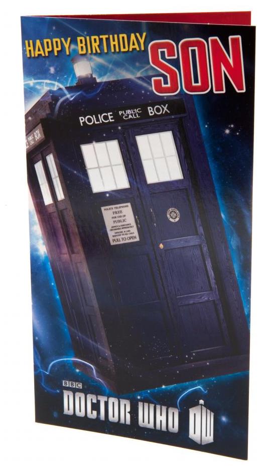 Doctor Who Födelsedagskort Son