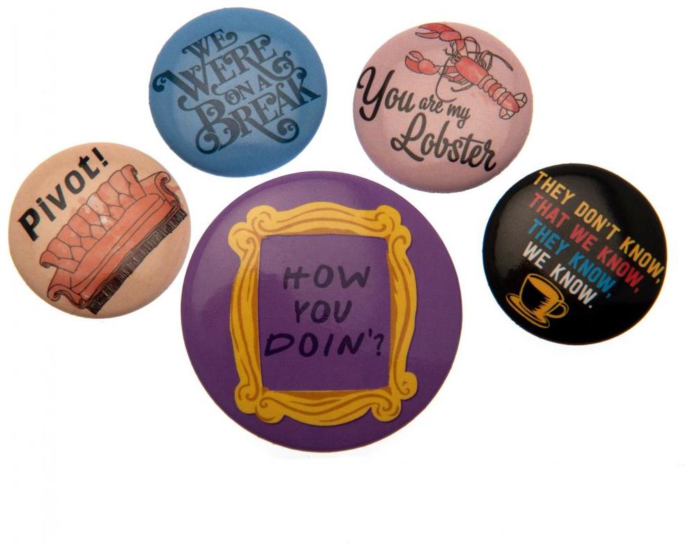 Friends Emblem Knappar