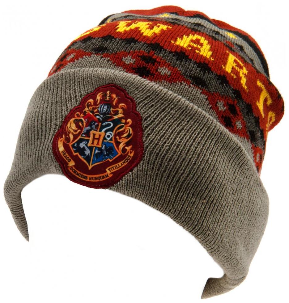 Harry Potter Mössa Hogwarts Grå/Röd