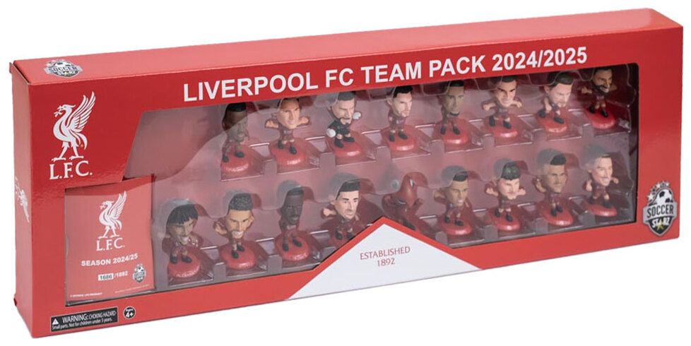 Alternativ bild 0 för Soccerstarz - Liverpool Team Pack 17 figure (2024/25 Version) - Figur