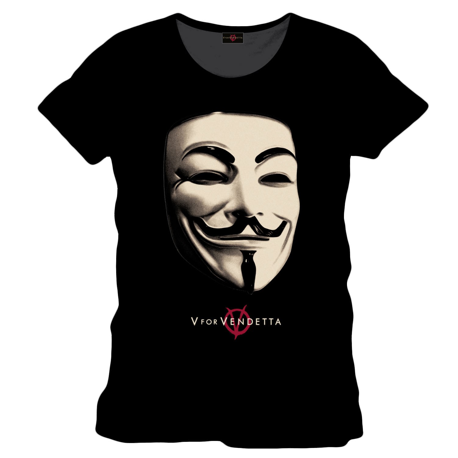 V for Vendetta T-Shirt Anonymous L