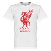Liverpool T-shirt Vintage Liverbird Vit