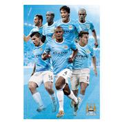 Manchester City Affisch Players 88