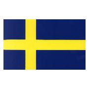 Sverige Dekal Flagga