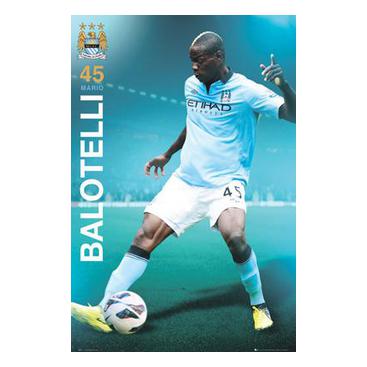 Manchester City Affisch Balotelli 84