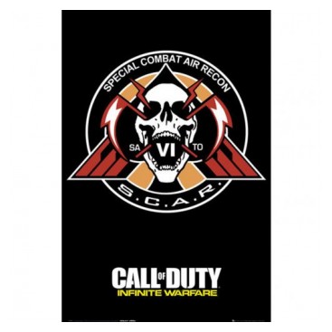 Call Of Duty Affisch Infinite Warfare Scar 249