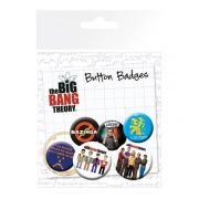 The Big Bang Theory Knappar 6-pack