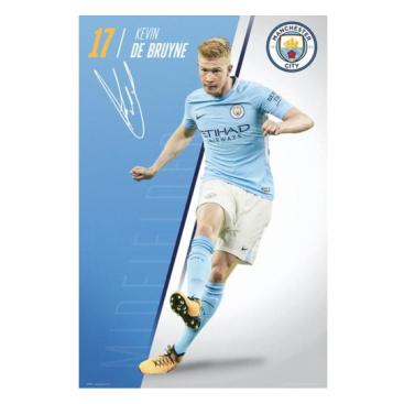 Manchester City Affisch De Bruyne 45