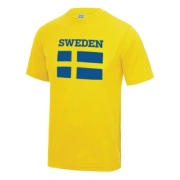 Sverige Sporttröja Flag